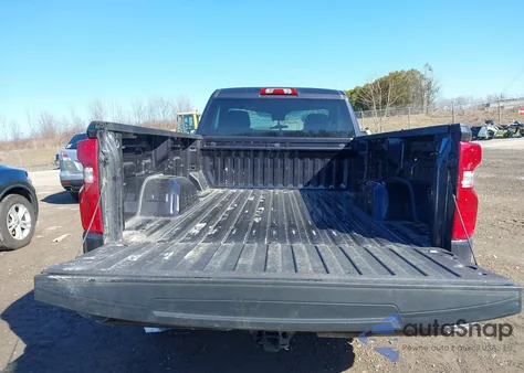 2024 Chevrolet Silverado 1500 4Wd Long Bed Wt из США, поврежденный, VIN 3GCNDAEDXRG317577